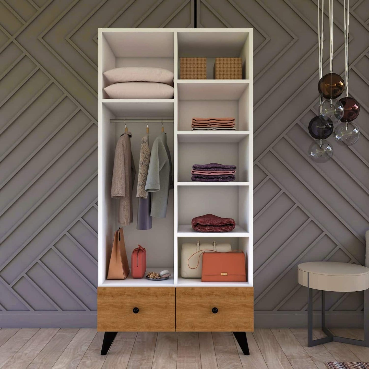 دولاب 185×80سم - EFY230-F