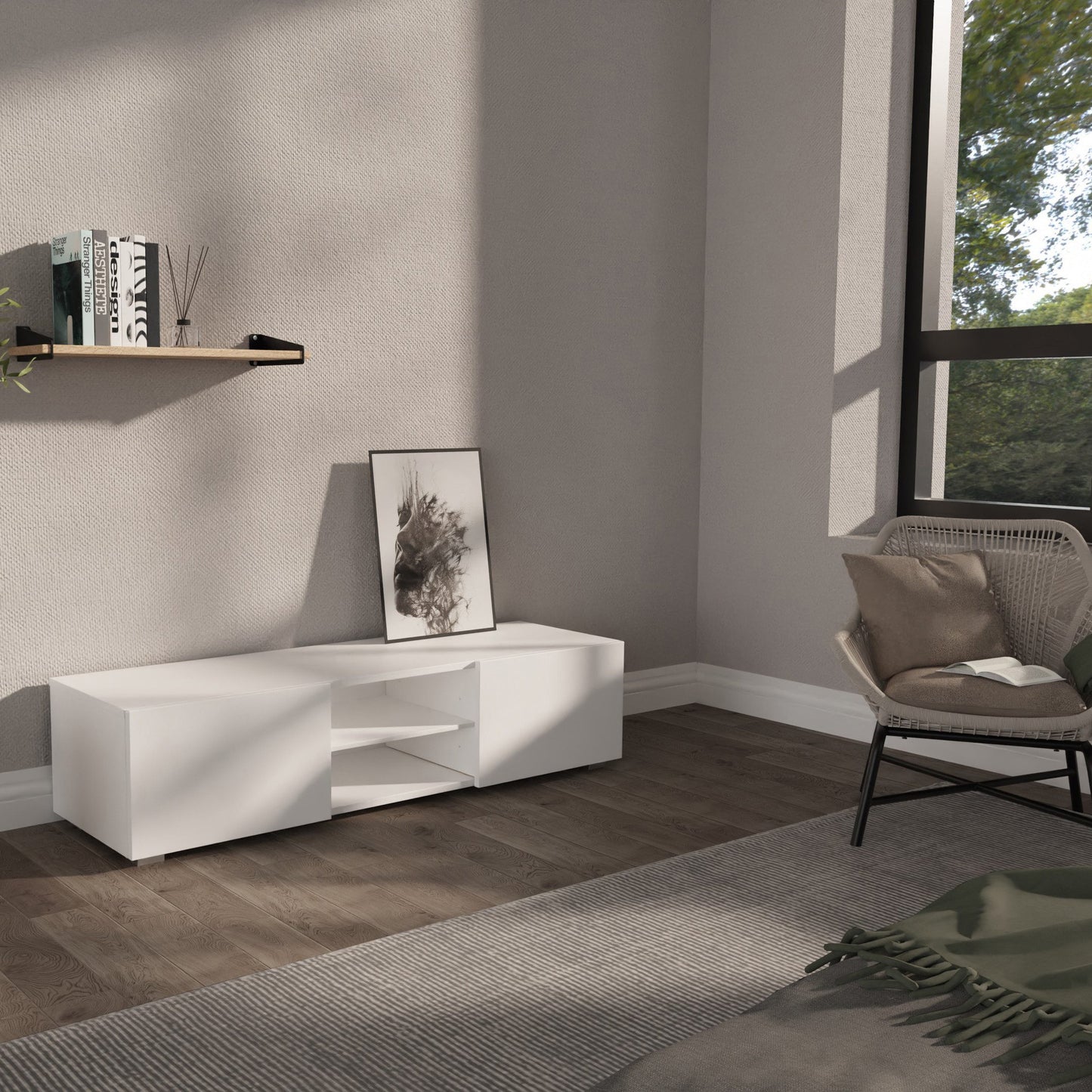 ترابيزة تليفزيون 150×34سم - FAN657