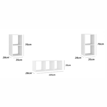 Shelf Unit - 3 Pieces - FAN660