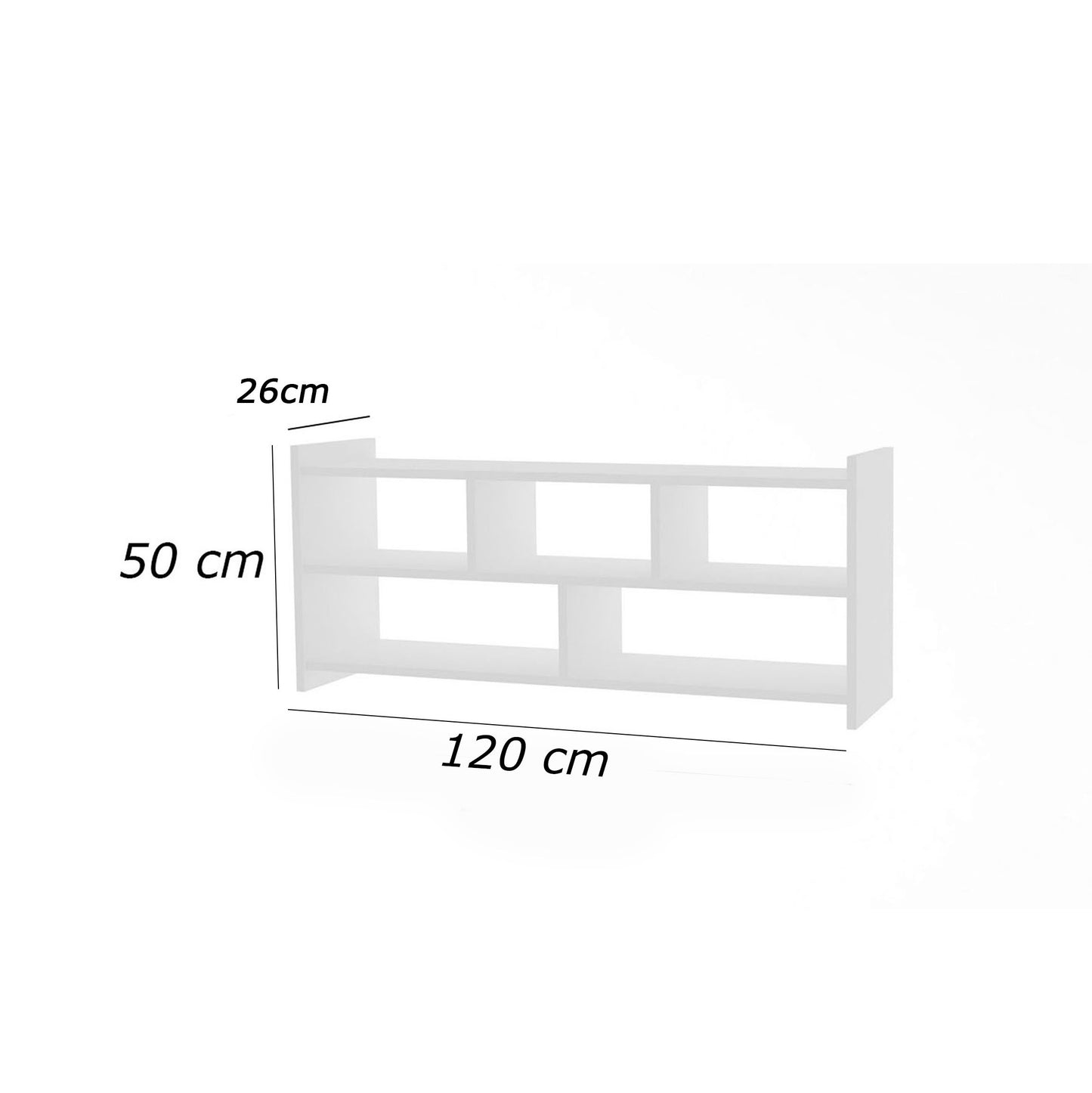 ترابيزة تليفزيون 120×26سم - FAN669