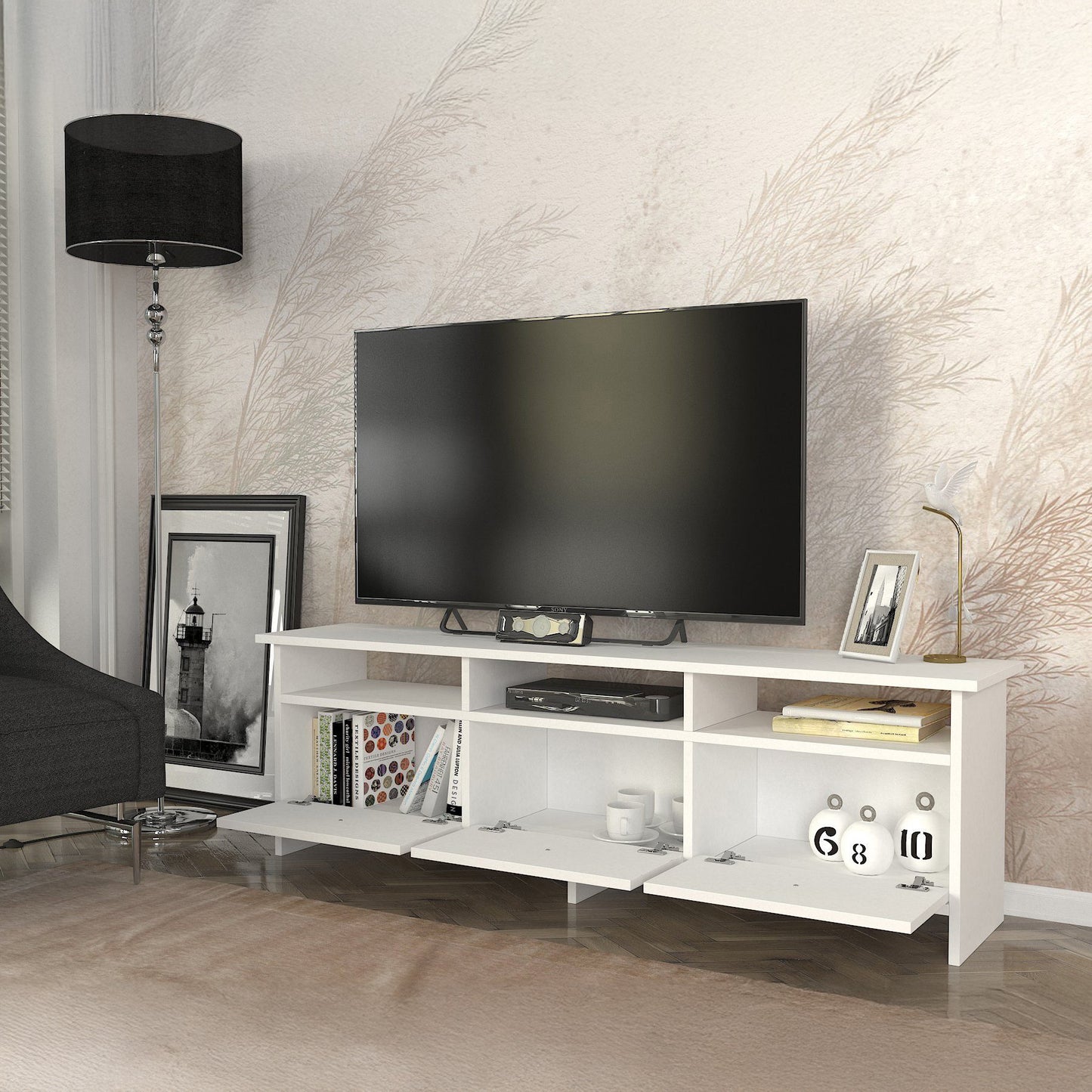 ترابيزة تليفزيون 120×30سم - FAN691