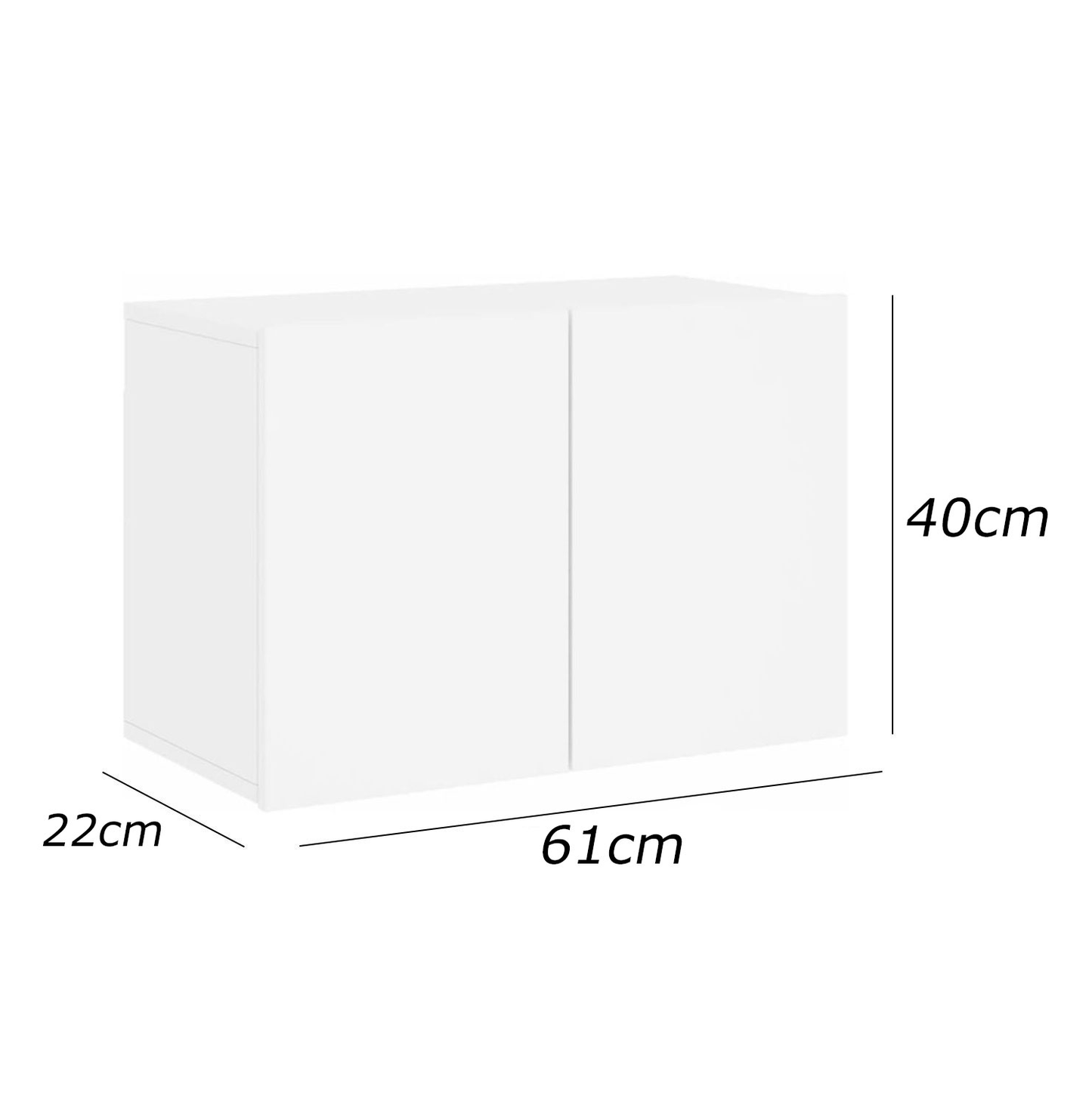 وحدة تخزين 61×22سم - FAN599