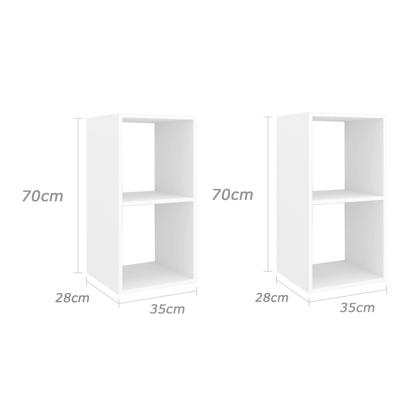 Shelf Unit - 2 Pieces - FAN606