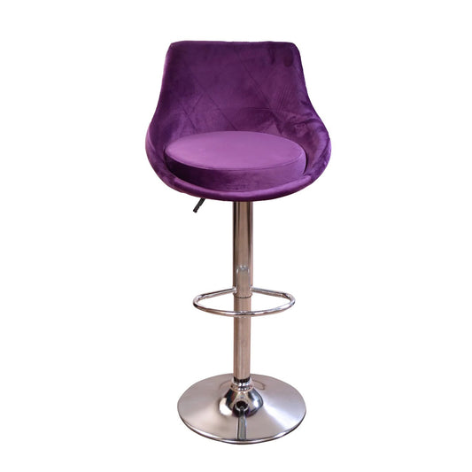 Hydraulic Bar stool -AC66 - purple