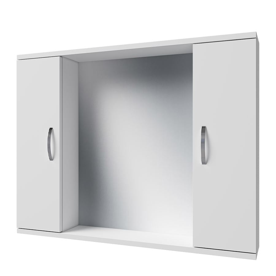 Bathroom Storage Unit with Mirrors 95x70cm - KAF23