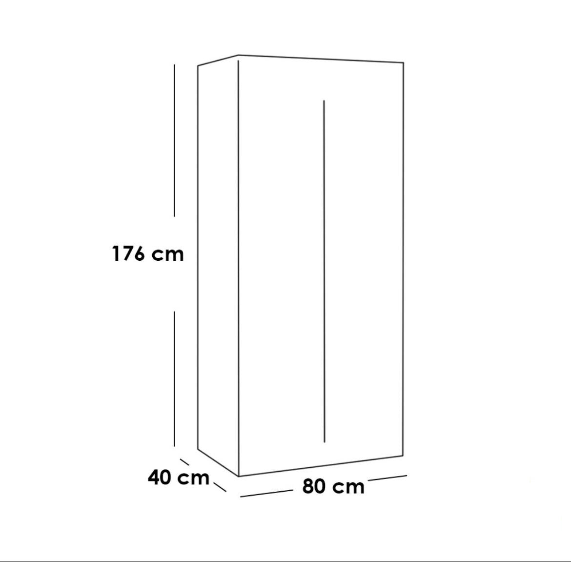 Wardrobe 176x80cm - WDY122