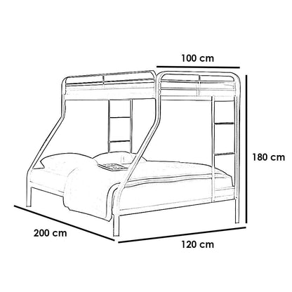 Double bed 120x200cm - STAR124