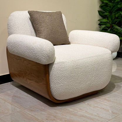 Beech wood sofa set - 4 pieces - RUK4