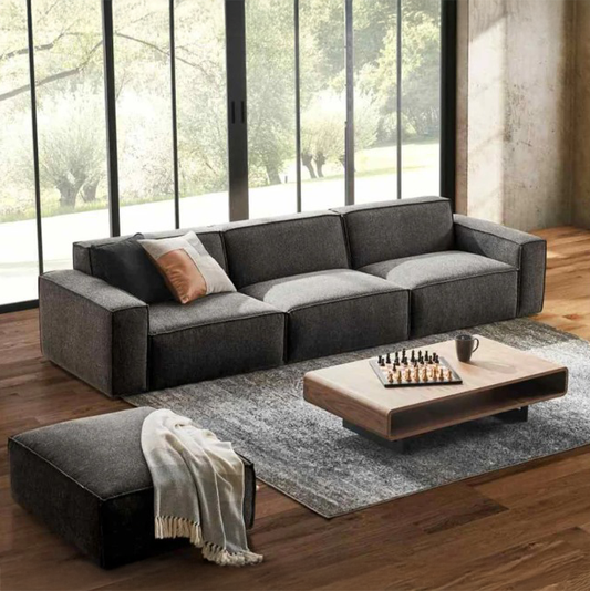 كنبة مع بوف 