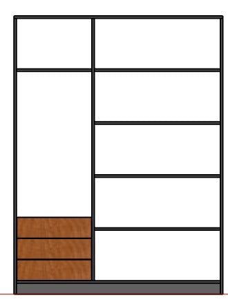 Wardrobe 200×150 cm - SHR303