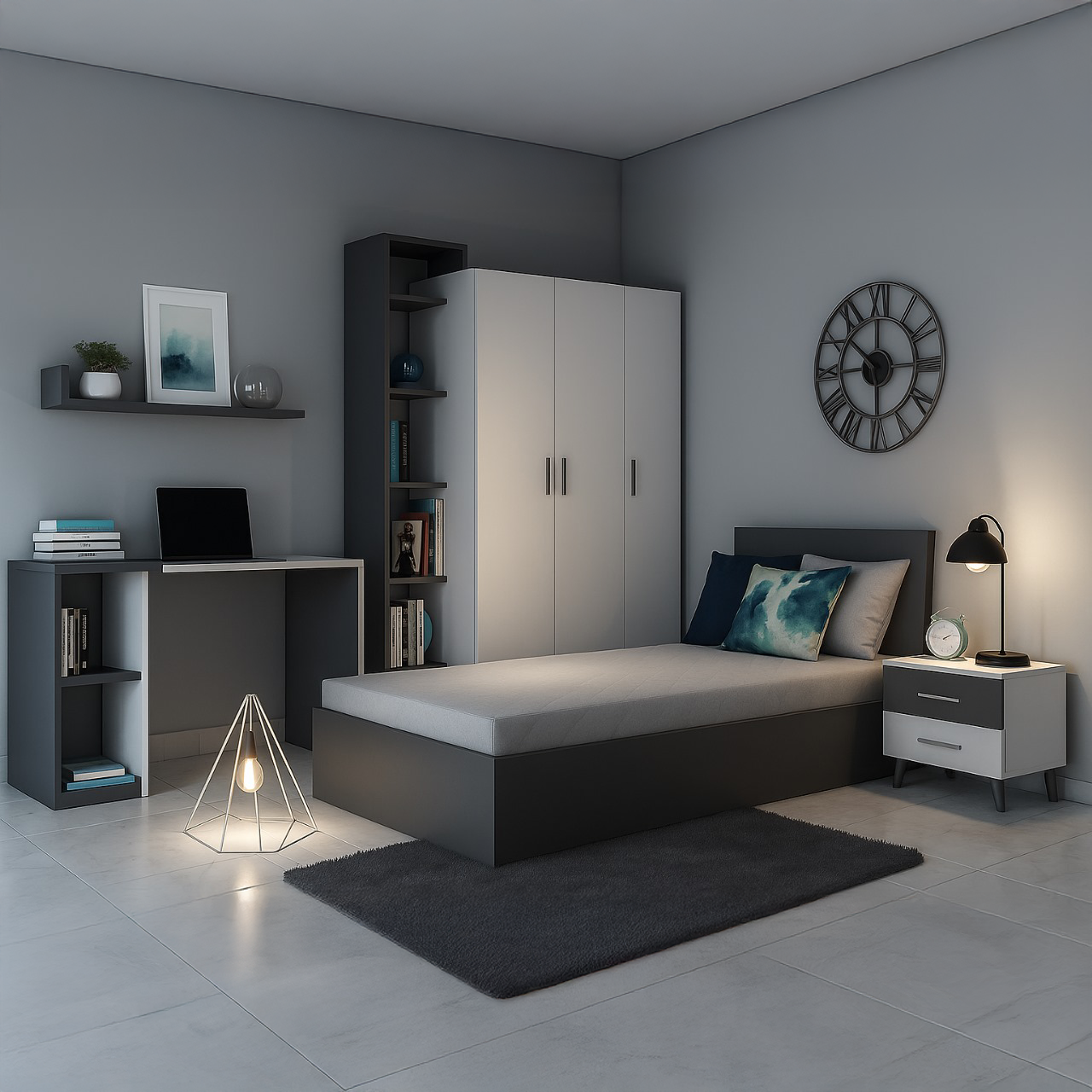 غرفة نوم 4 قطع