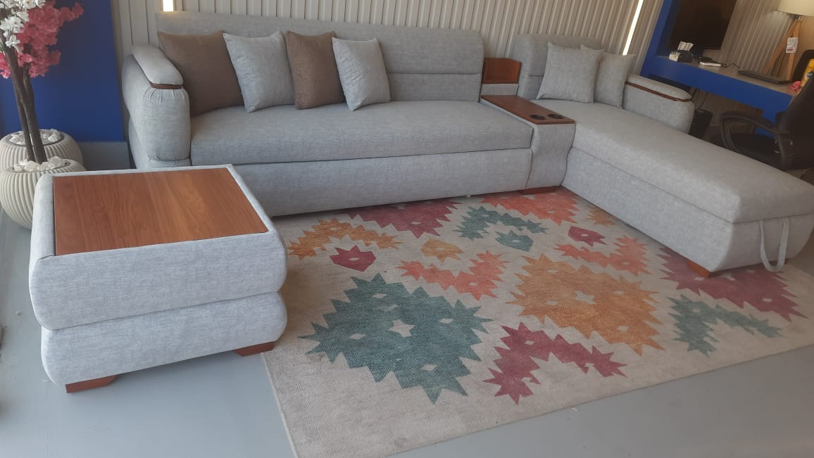 ركنة سرير خشب زان 350×200سم - QAM207-F