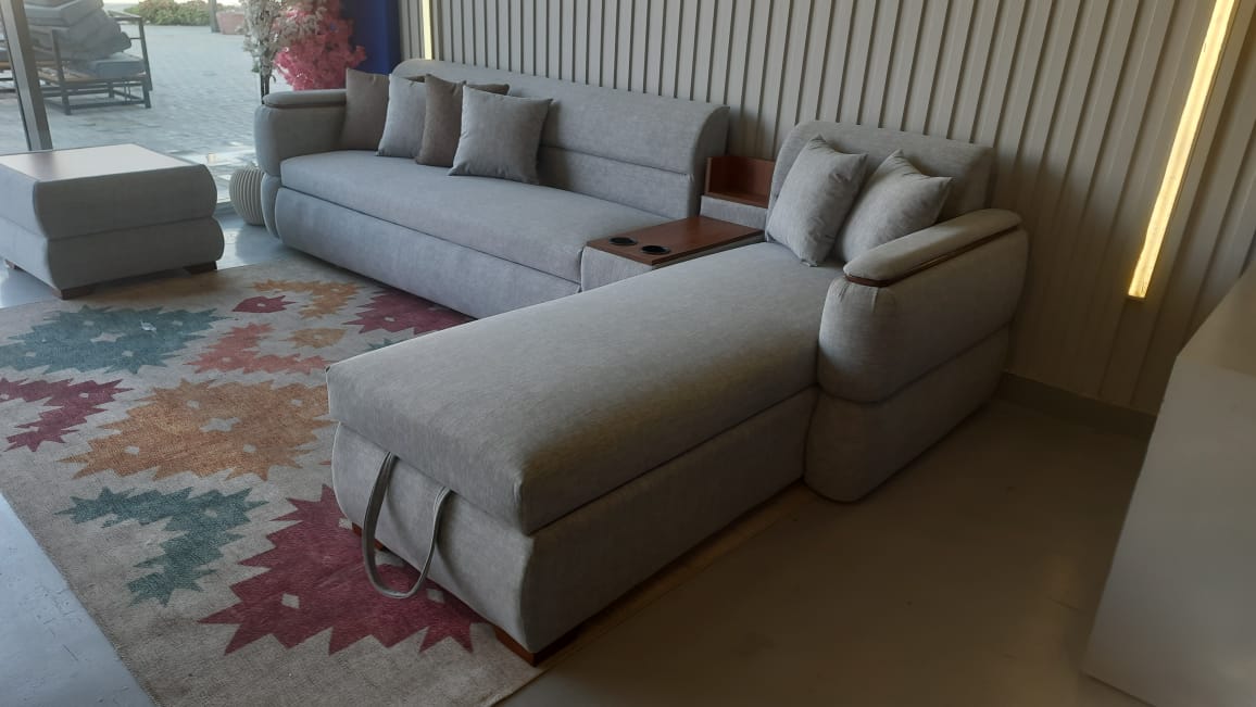 ركنة سرير خشب زان 350×200سم - QAM207-F