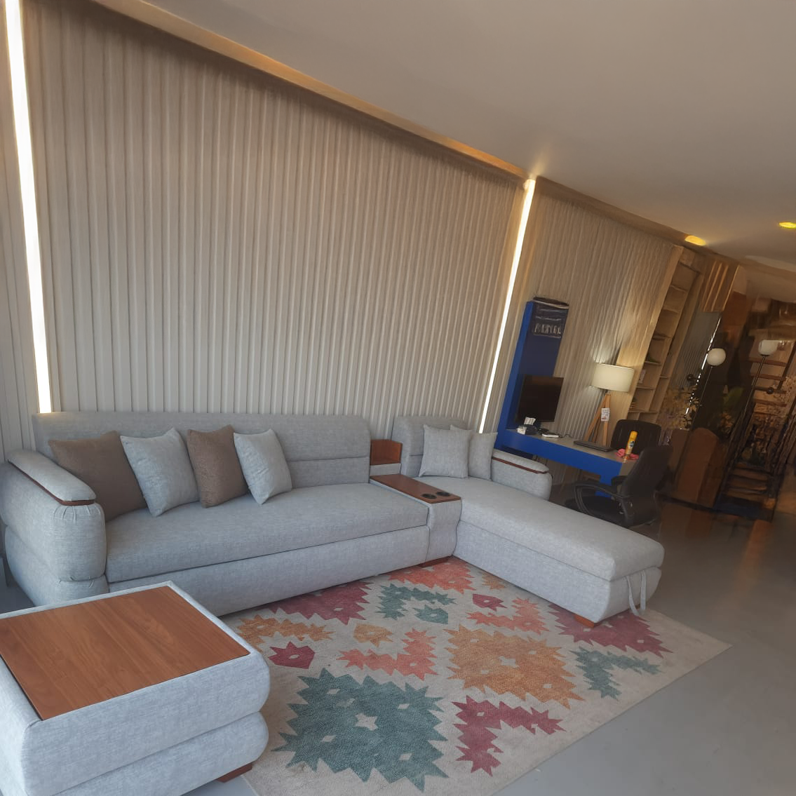 ركنة سرير خشب زان 350×200سم - QAM207-F