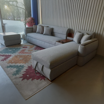 ركنة سرير خشب زان 350×200سم - QAM207-F