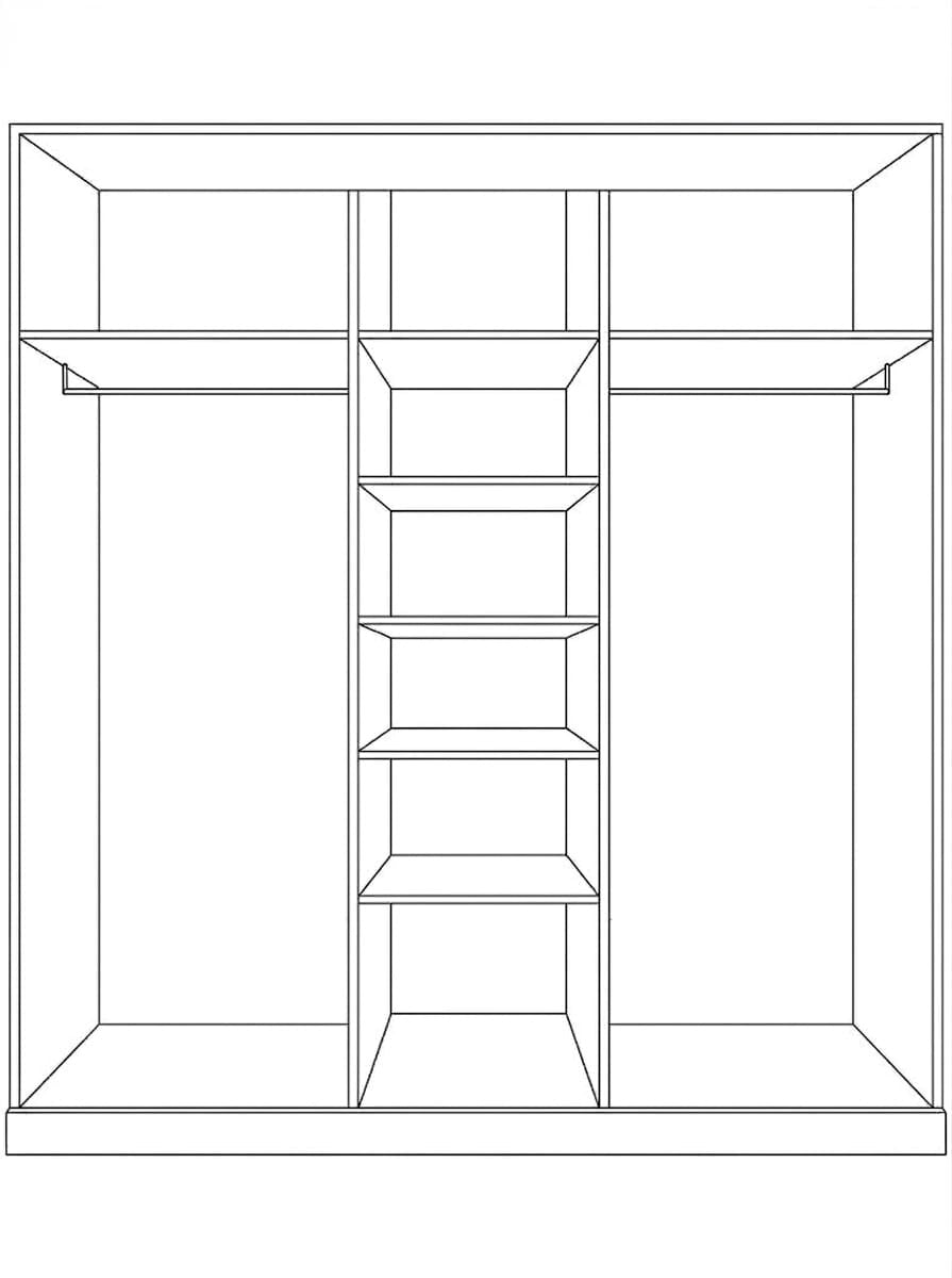 دولاب 240×230سم - DECO367