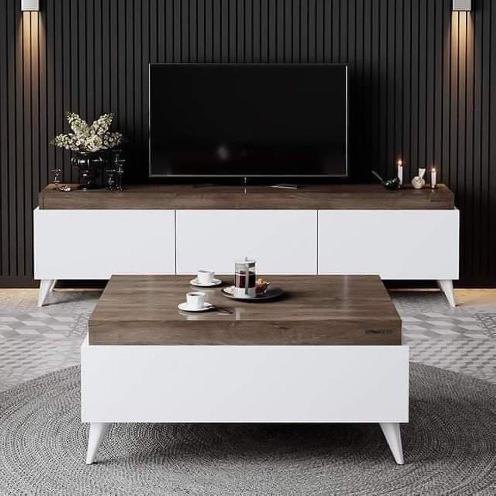 TV table set with coffee table - EFY155 – Chic Homz
