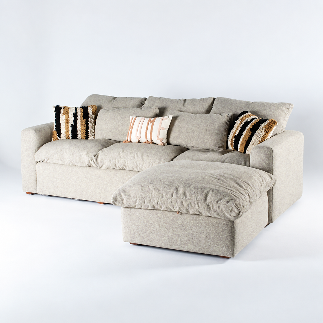 Sectional Sofa Beech Wood 220×165 cm - QBI16