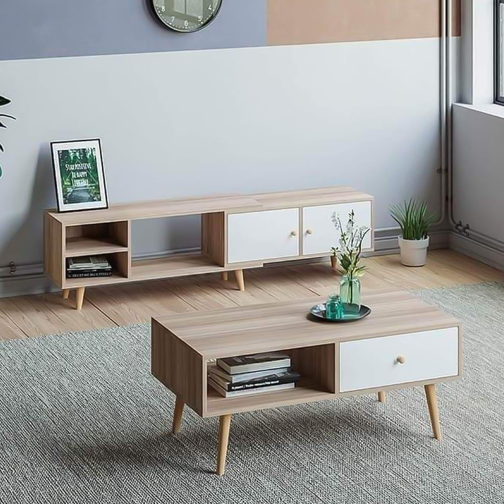 ترابيزة تليفزيون وترابيزة قهوة