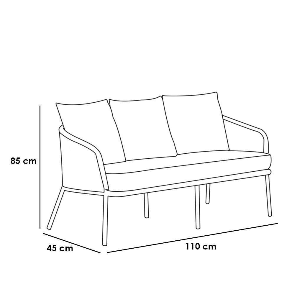 Outdoor set - 4 pieces - FOD39