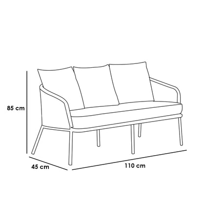 Outdoor set - 4 pieces - FOD39