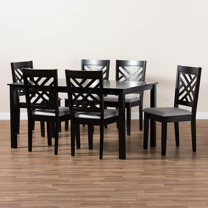 Dining table with 6 chairs - MES170