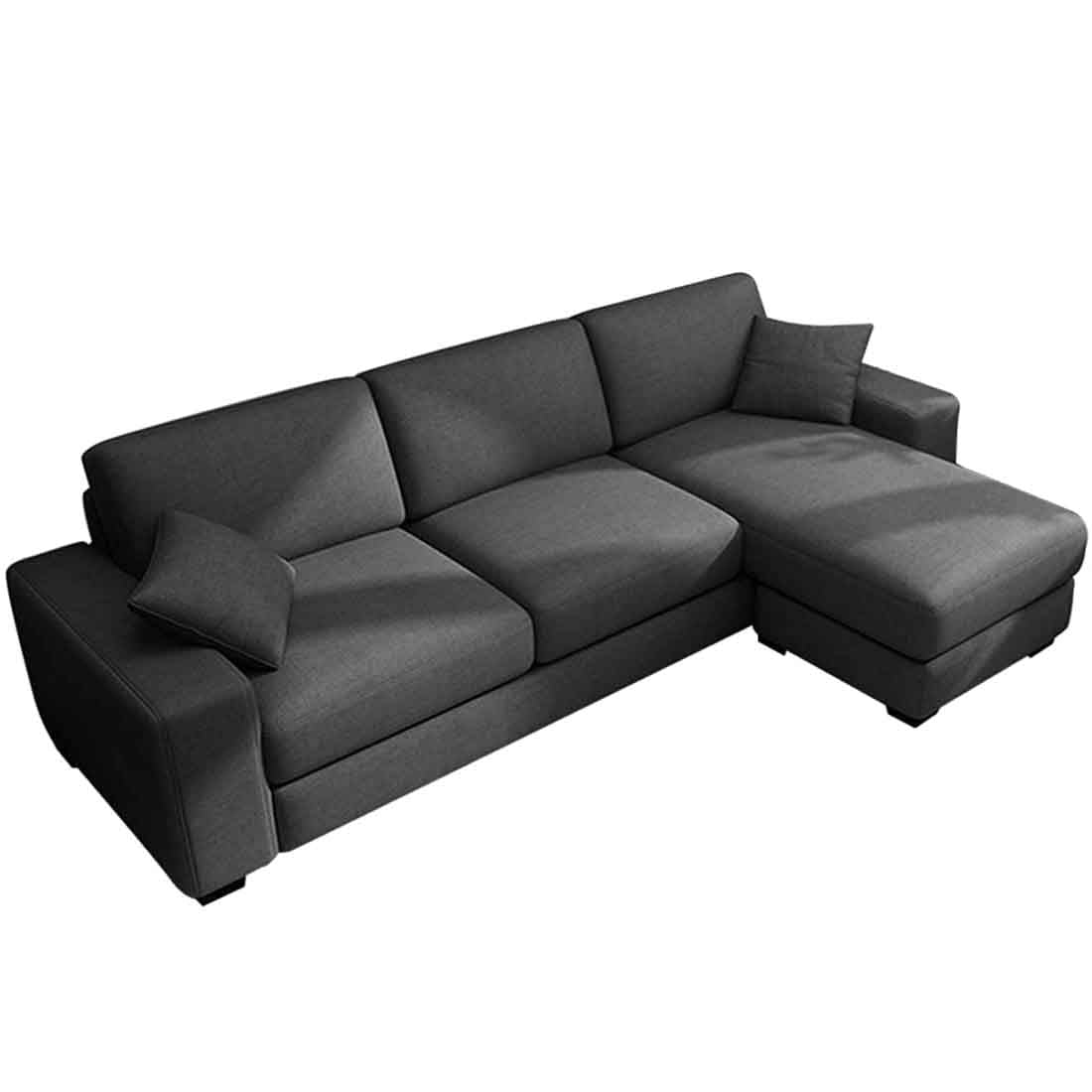 Beech wood corner sofa 250 x 160 cm - QAM52