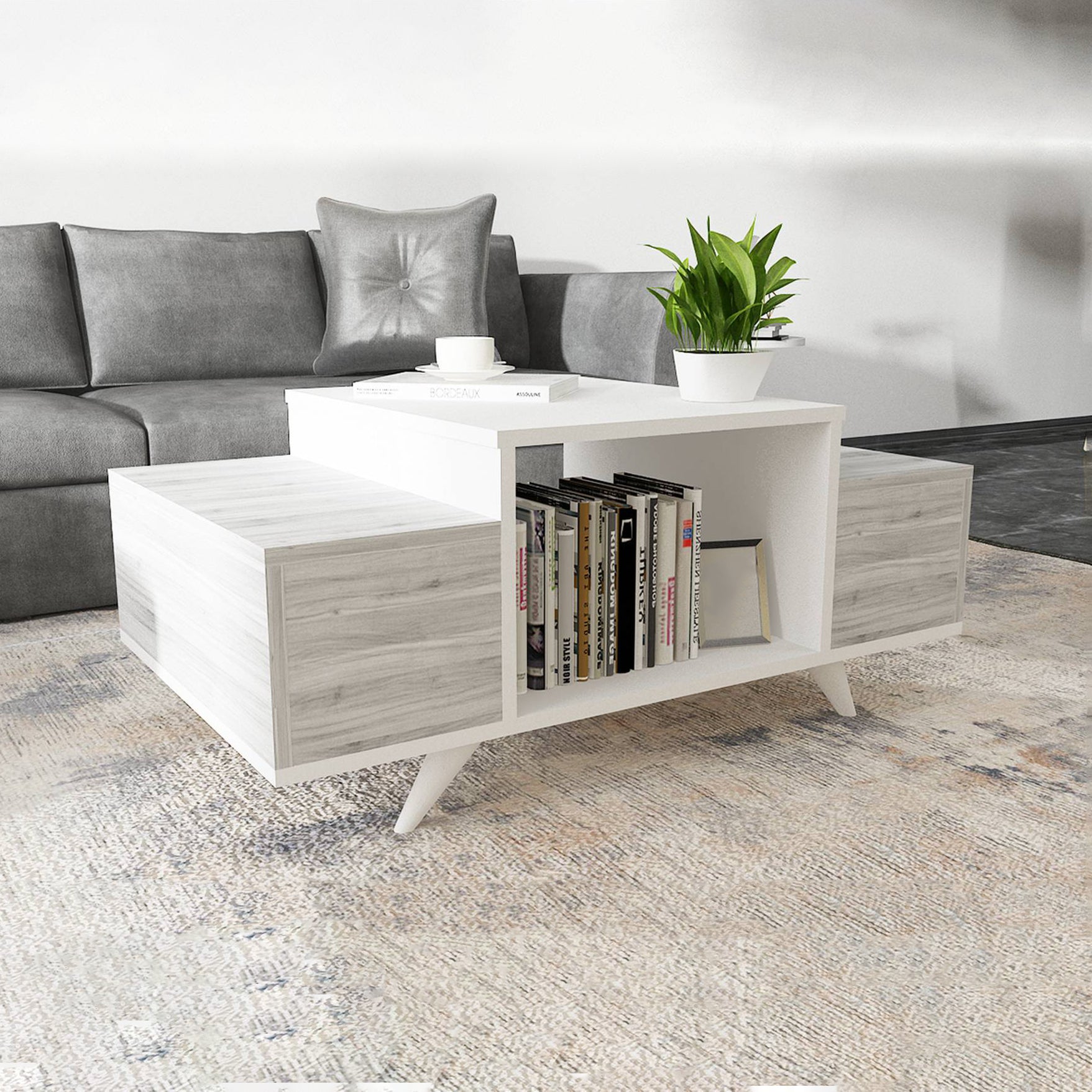Coffee table 60×100 cm - LOG409 – Chic Homz