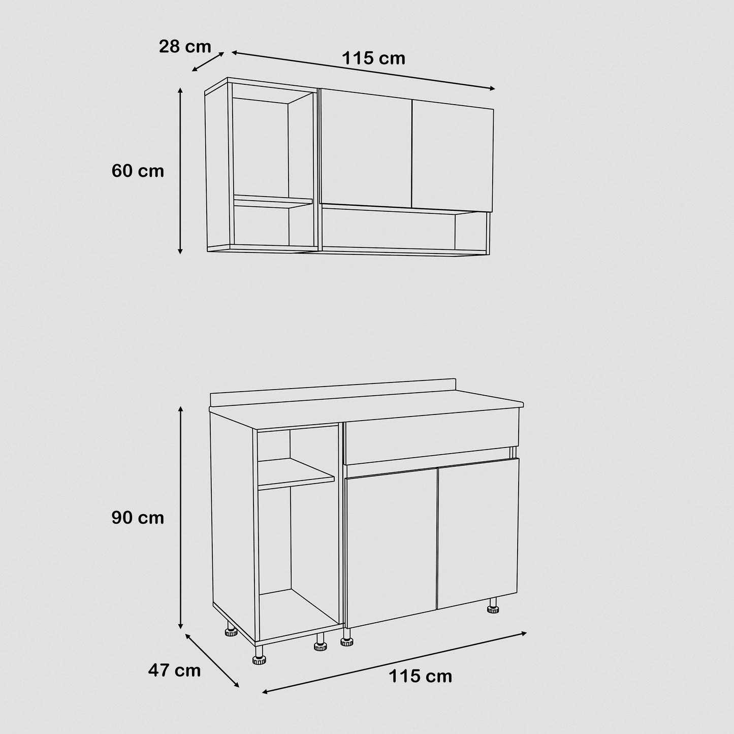 Kitchen - 2 pieces - ZAF195