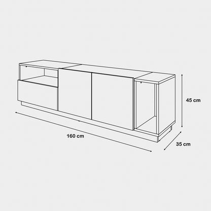 TV table 35 x 160 cm - ZAF117