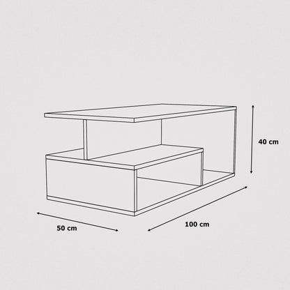 Coffee table 50 x 100 cm - ZAF52