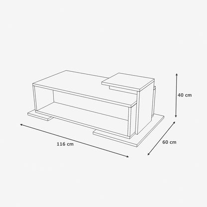 Coffee table 60 x 116 cm - ZAF41