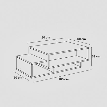 Coffee table 60 x 105 cm - ZAF65