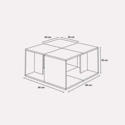 Coffee table 90 x 90 cm - ZAF97