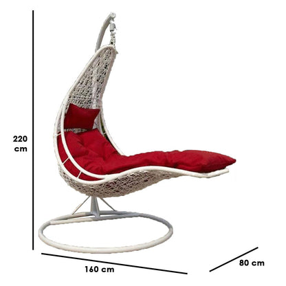 Chaise longue hammock 80 x 160 cm - FOD06