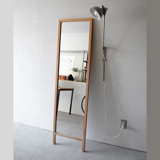 Natural wood stand mirror 50 x 175cm - DOR229