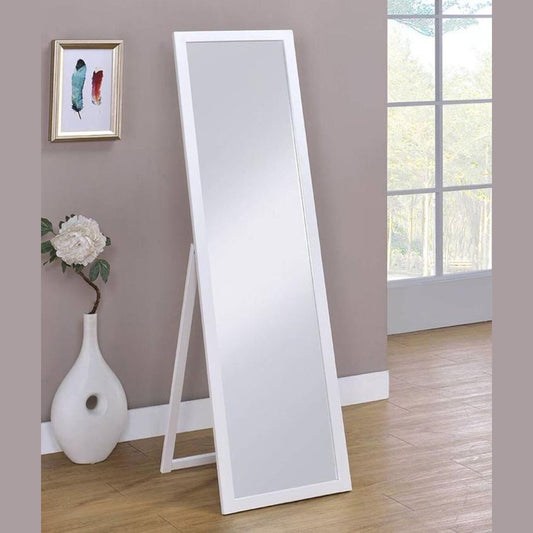 Natural wood stand mirror 55 x 175cm - DOR230