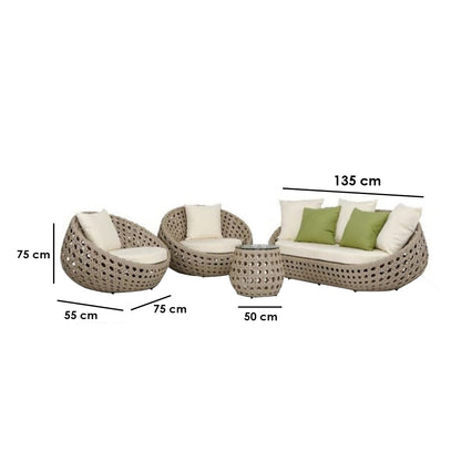 Outdoor set - 4 pieces - FOD27