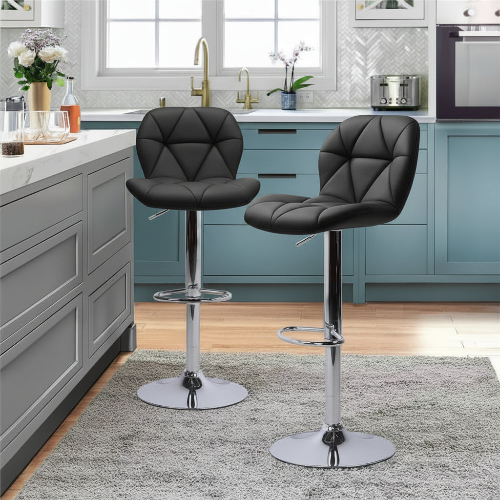 Hydraulic Bar Stool 47x39cm - Black - RM114