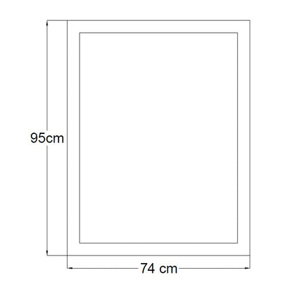 Wall mirror 70 x 95 cm - STCO130