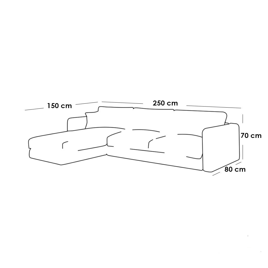 ركنة خشب زان 250×150سم - KEY47