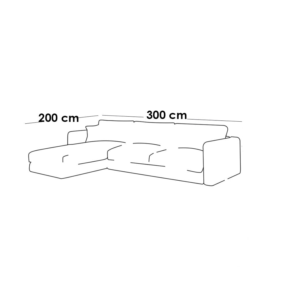 ركنة خشب زان 300×200سم - KEY53