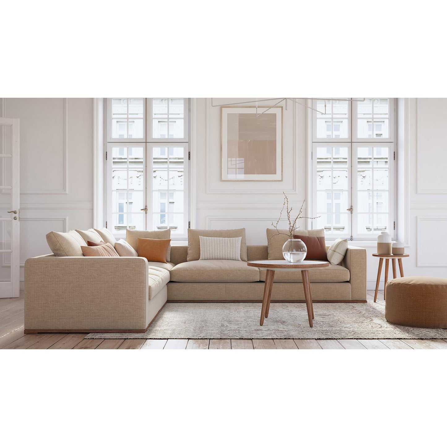 Corner sofa -multiple sizes - KEY01