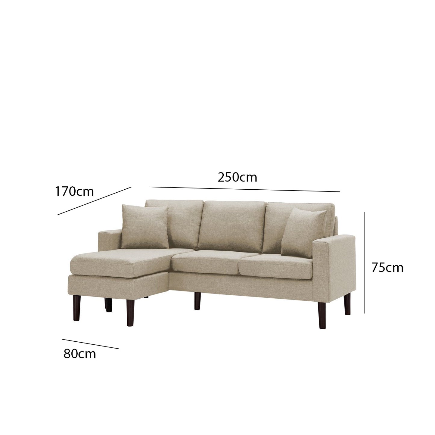 Sofa Corner - Multiple sizes- KEY06