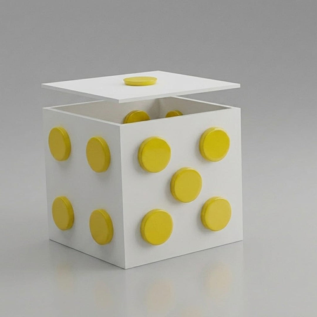 TIU57 - Kids' Table with Storage Unit 45x45cm
