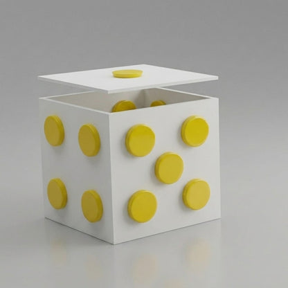TIU57 - Kids' Table with Storage Unit 45x45cm