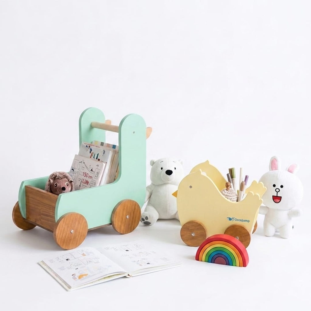 TIU58 - Kids' Storage Cart - 2 Pieces