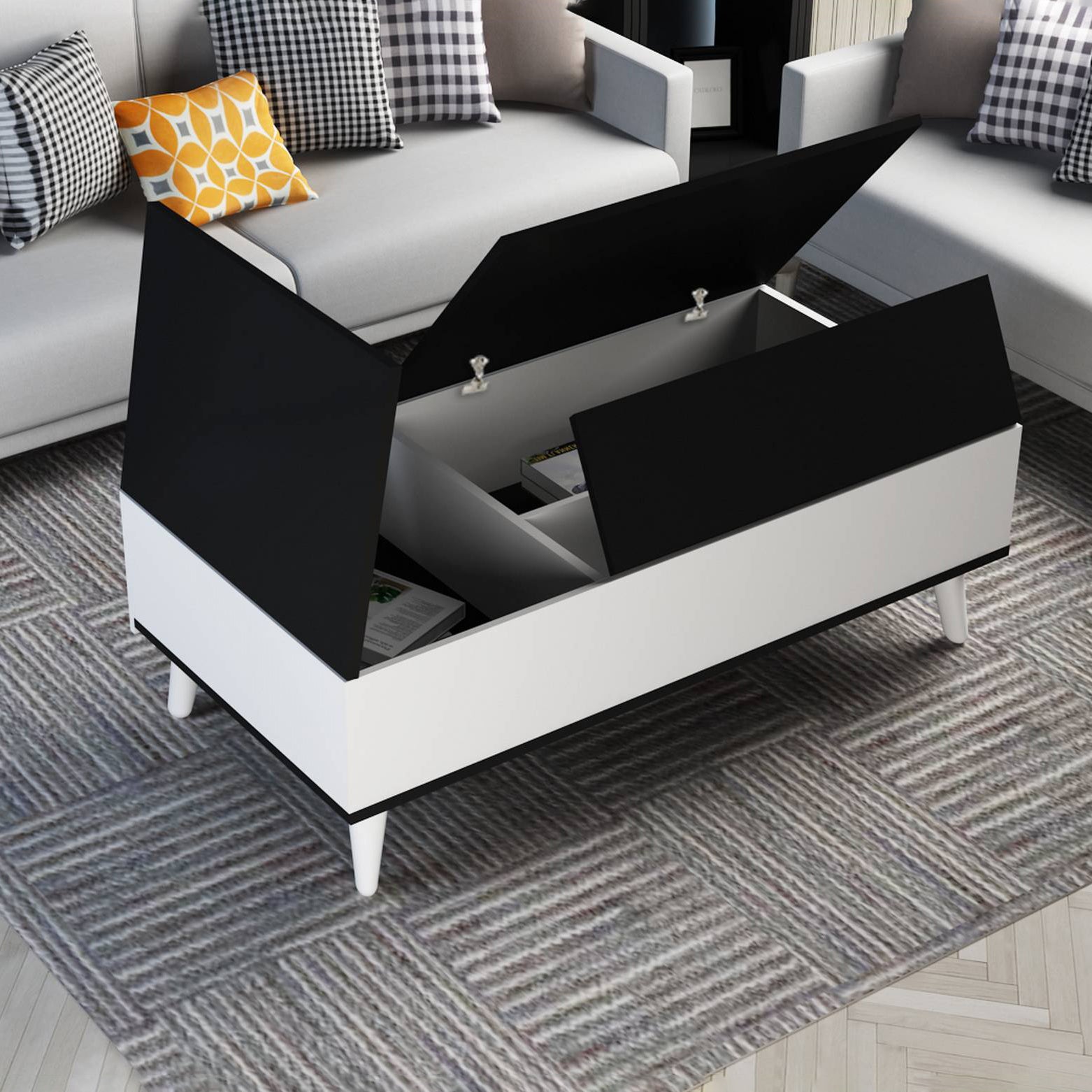 Coffee table 60 x 120 cm - LOG402 – Chic Homz