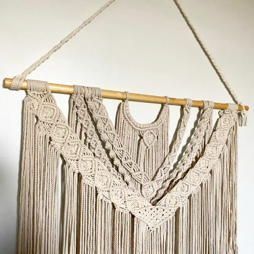 Macrame Wall Decor 80x80cm - DIVA9