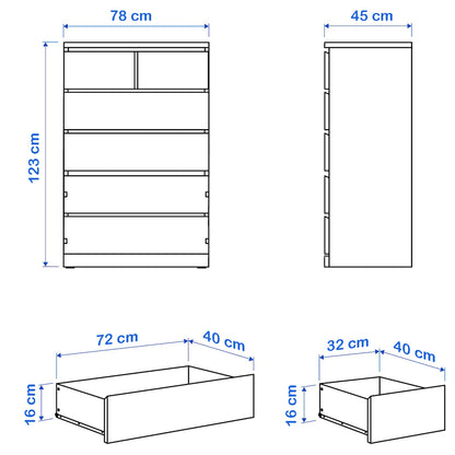 Drawer unit 78 x 45 cm - WDY18